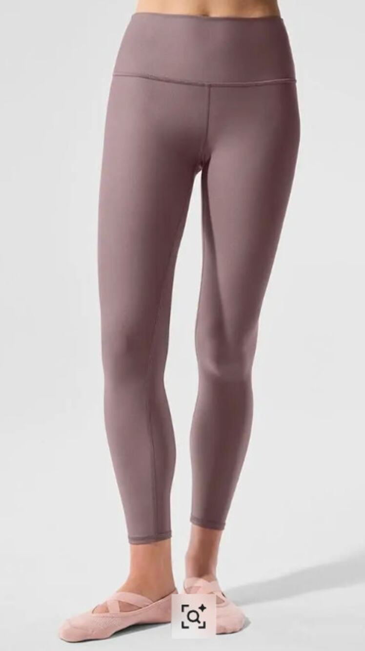 Alo 7/8 High Waist Airlift Leggings Mushroom Purple Small